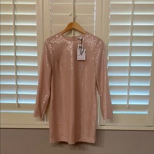 Diane von Furstenberg Nougat ‘Menaro’ long sleeve Dress. Size 4.